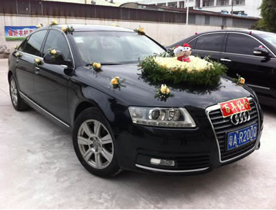 新款奧迪A6L婚禮花車